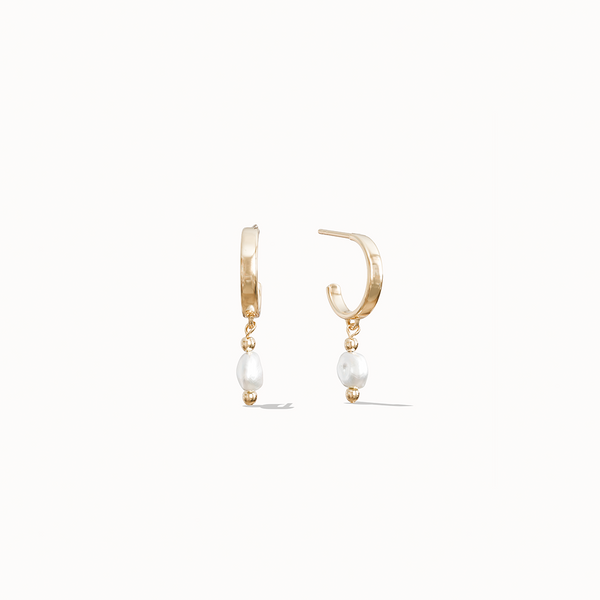 Pearl Mini Hoops