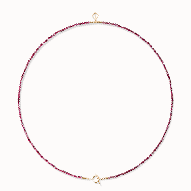 Talisman Necklace - Red Garnet