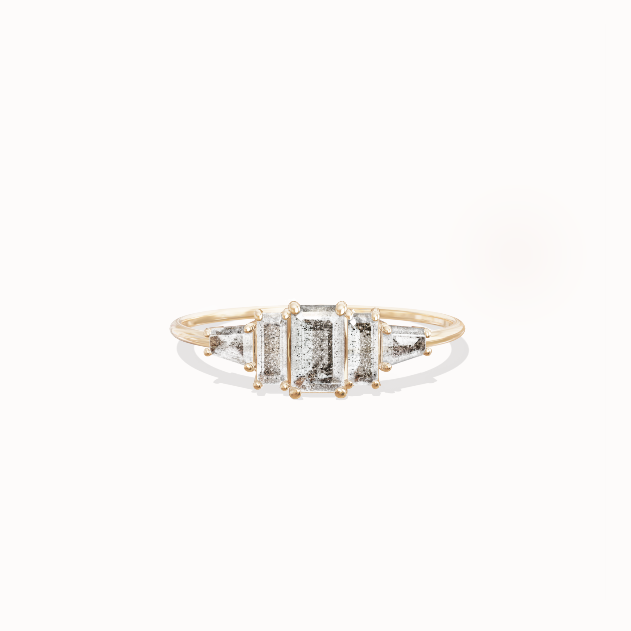 Celia Diamond Ring - 0,68ct Salt & Pepper Diamonds