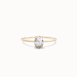 Luna Diamond Ring - 0,4ct Salt & Pepper Diamonds